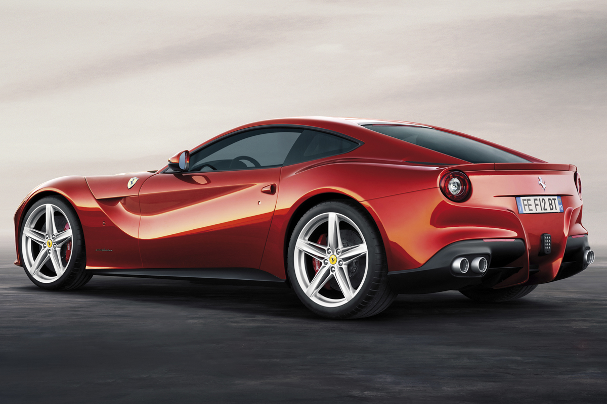 New Ferrari F12 Berlinetta rear view