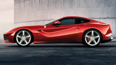 New Ferrari F12 Berlinetta side profile