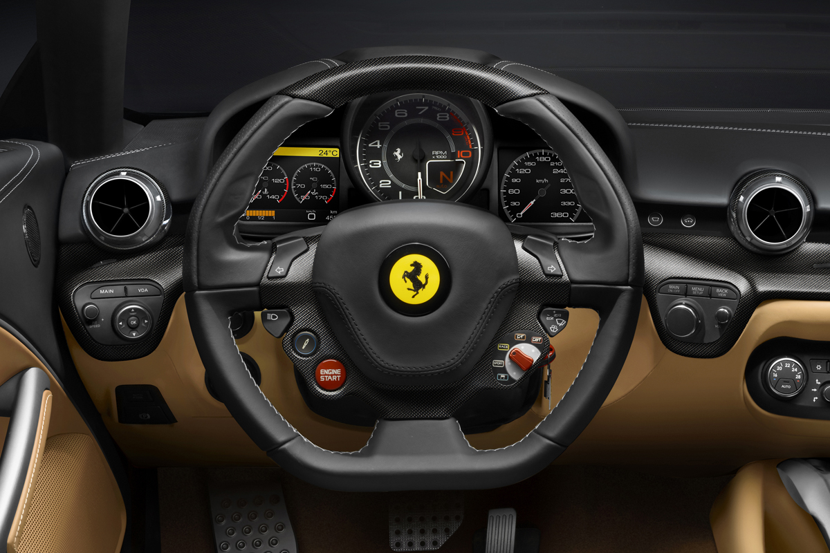 New Ferrari F12 Berlinetta interior