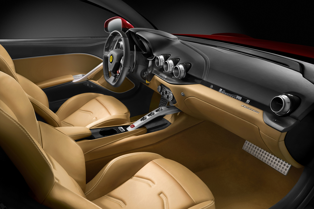 New Ferrari F12 Berlinetta interior