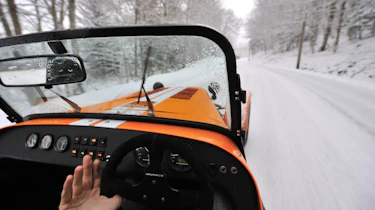 Caterham Supersport snow road trip