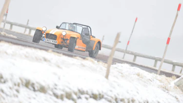Caterham Supersport snow road trip