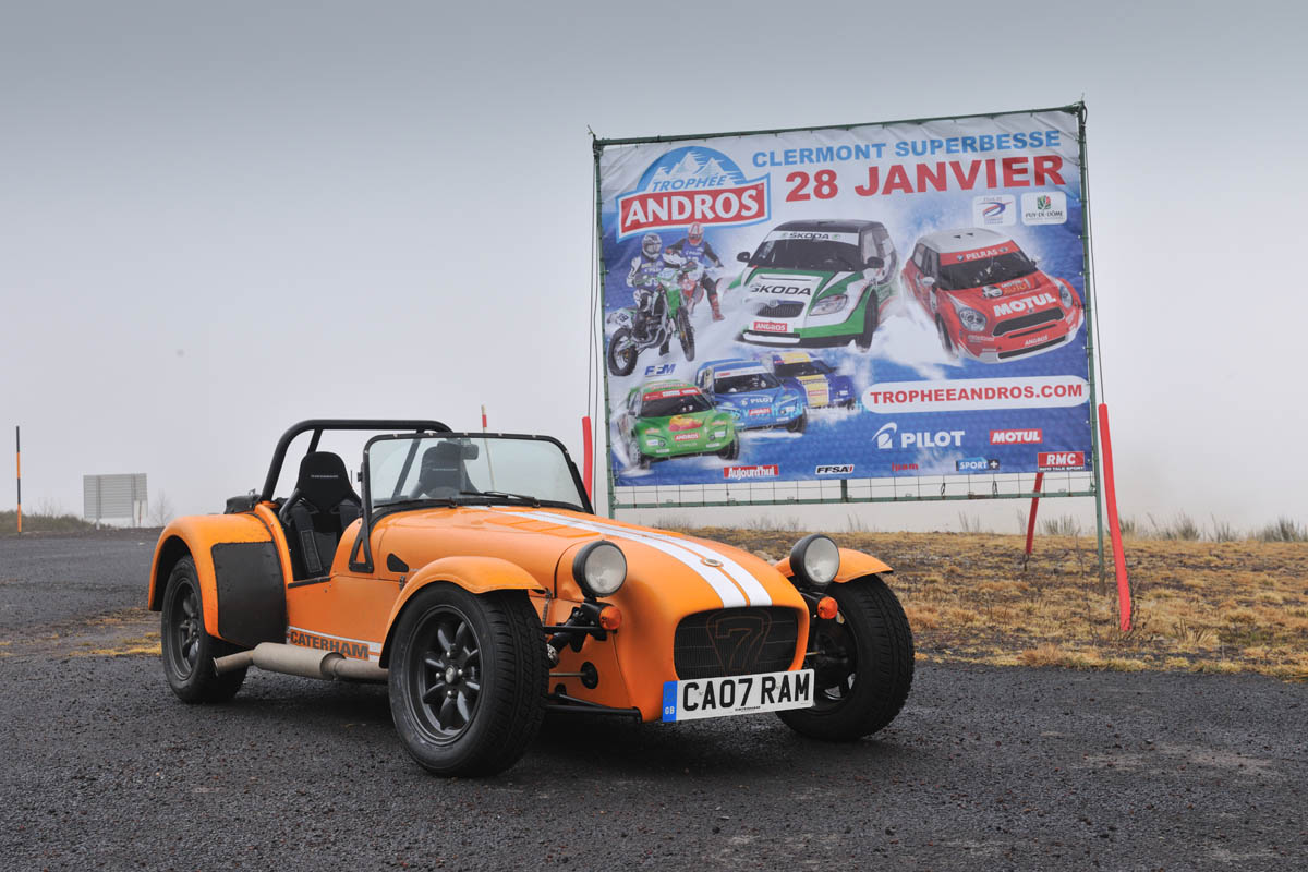 Caterham Supersport snow road trip