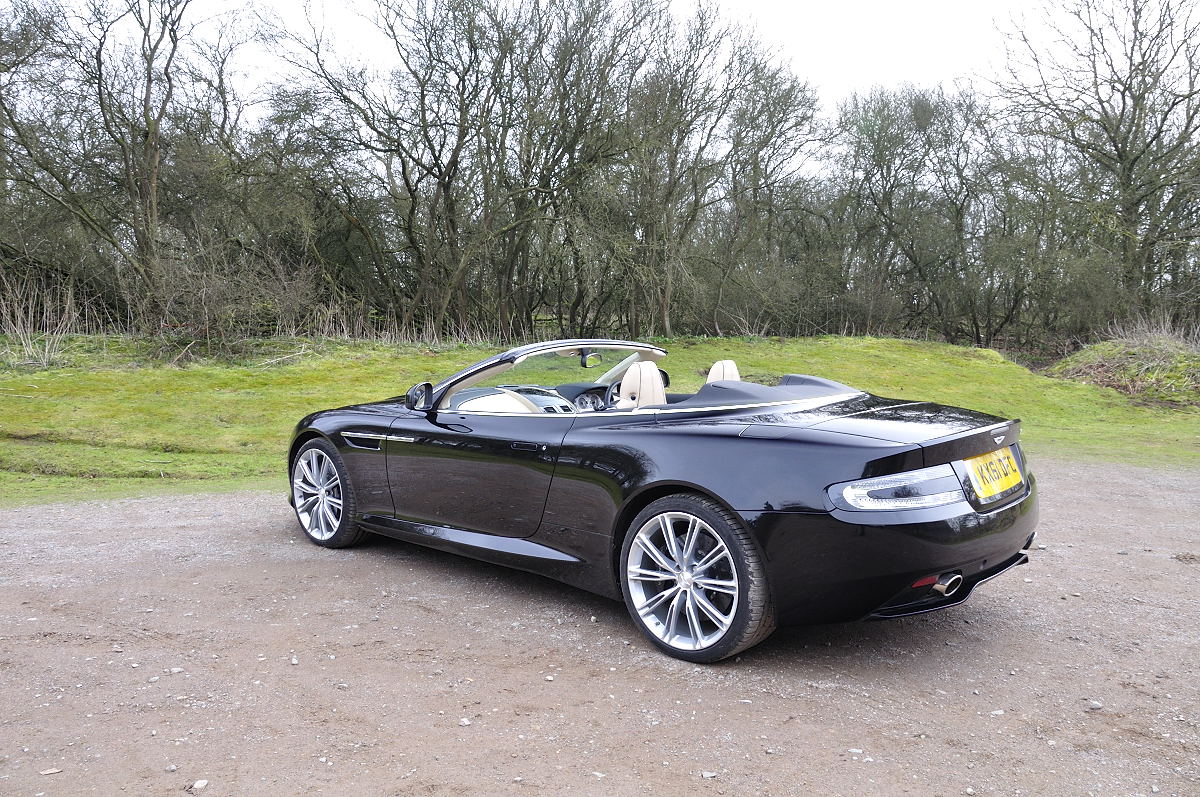 Aston Martin Virage Volante rear view