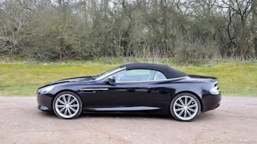 Aston Martin Virage Volante roof up side profile