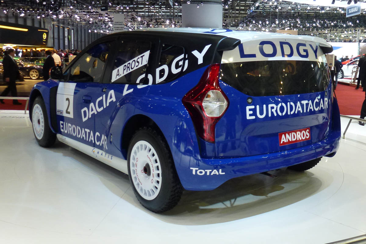 Geneva motor show Dacia Lodgy Glace