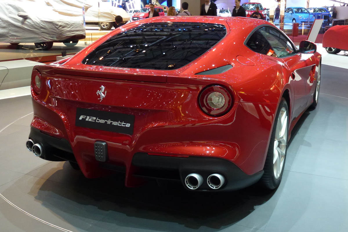Ferrari F12 Berlinetta rear