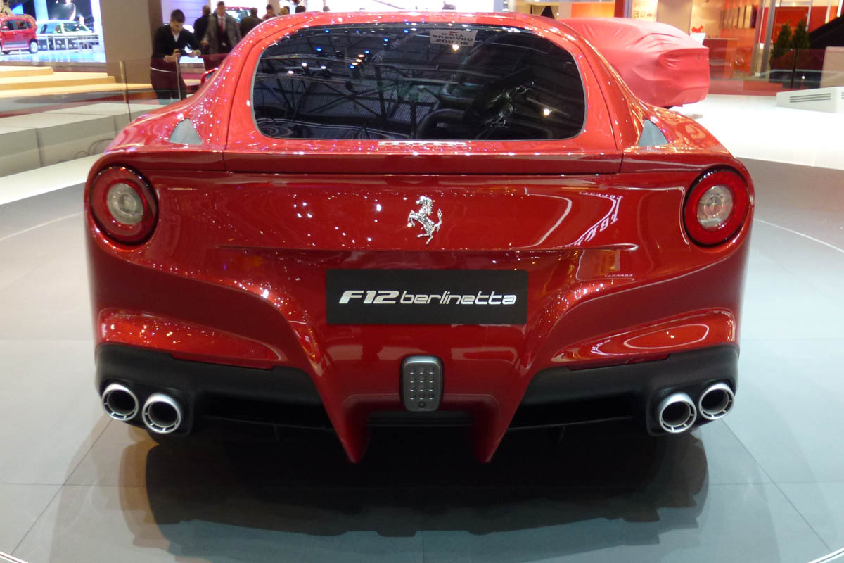Ferrari F12 Berlinetta rear