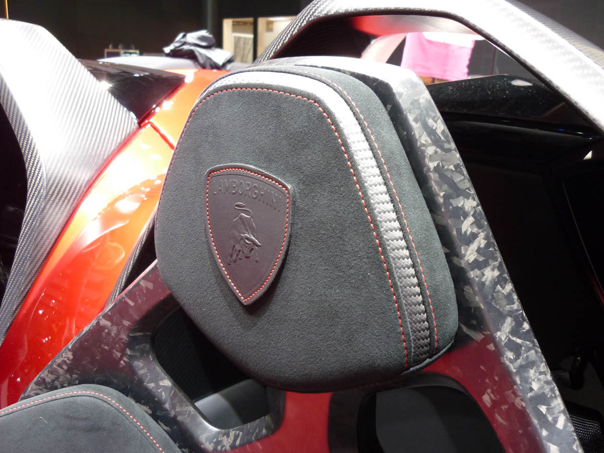 Lamborghini Aventador J headrest