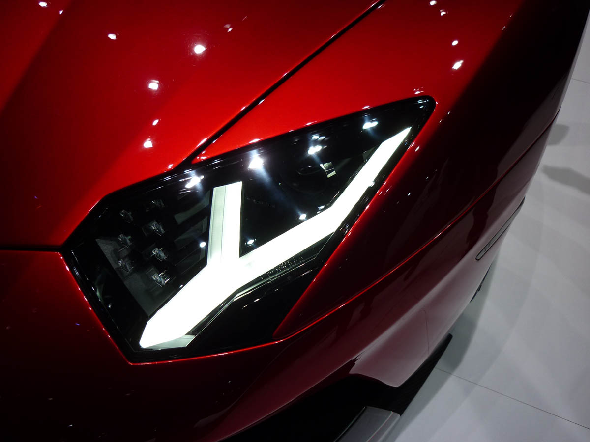 Lamborghini Aventador J front light