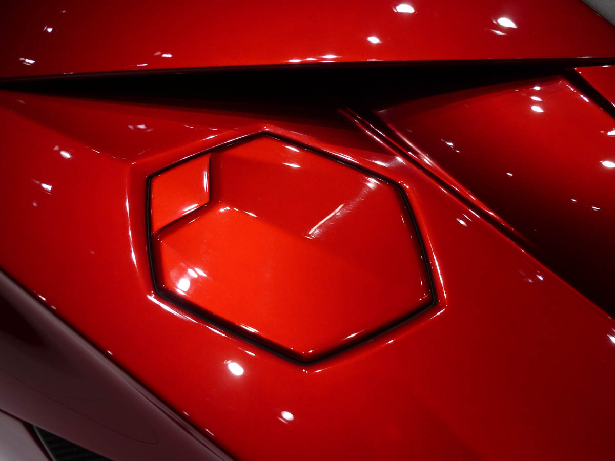 Lamborghini Aventador J fuel filler