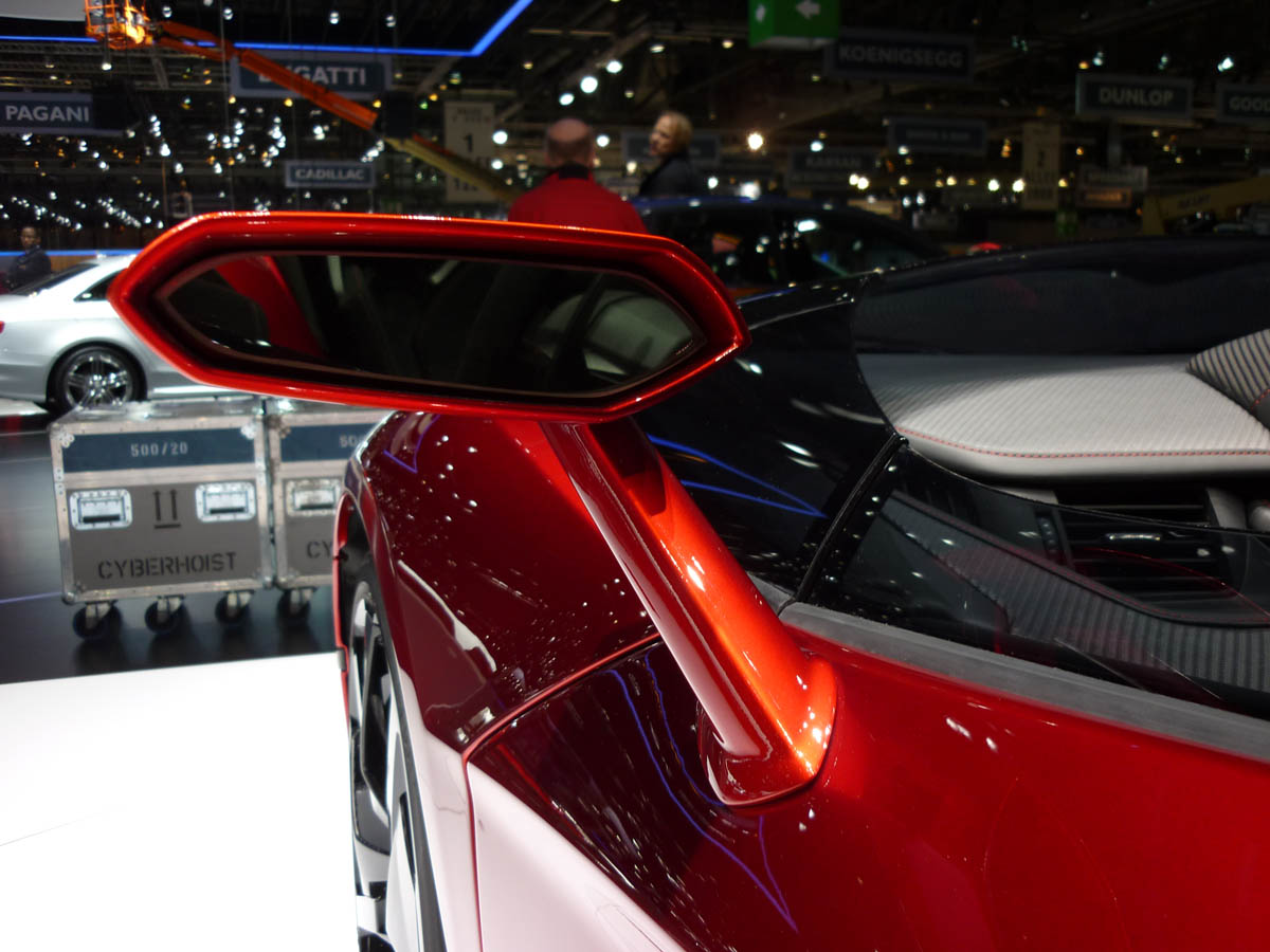 Lamborghini Aventador J wing mirror