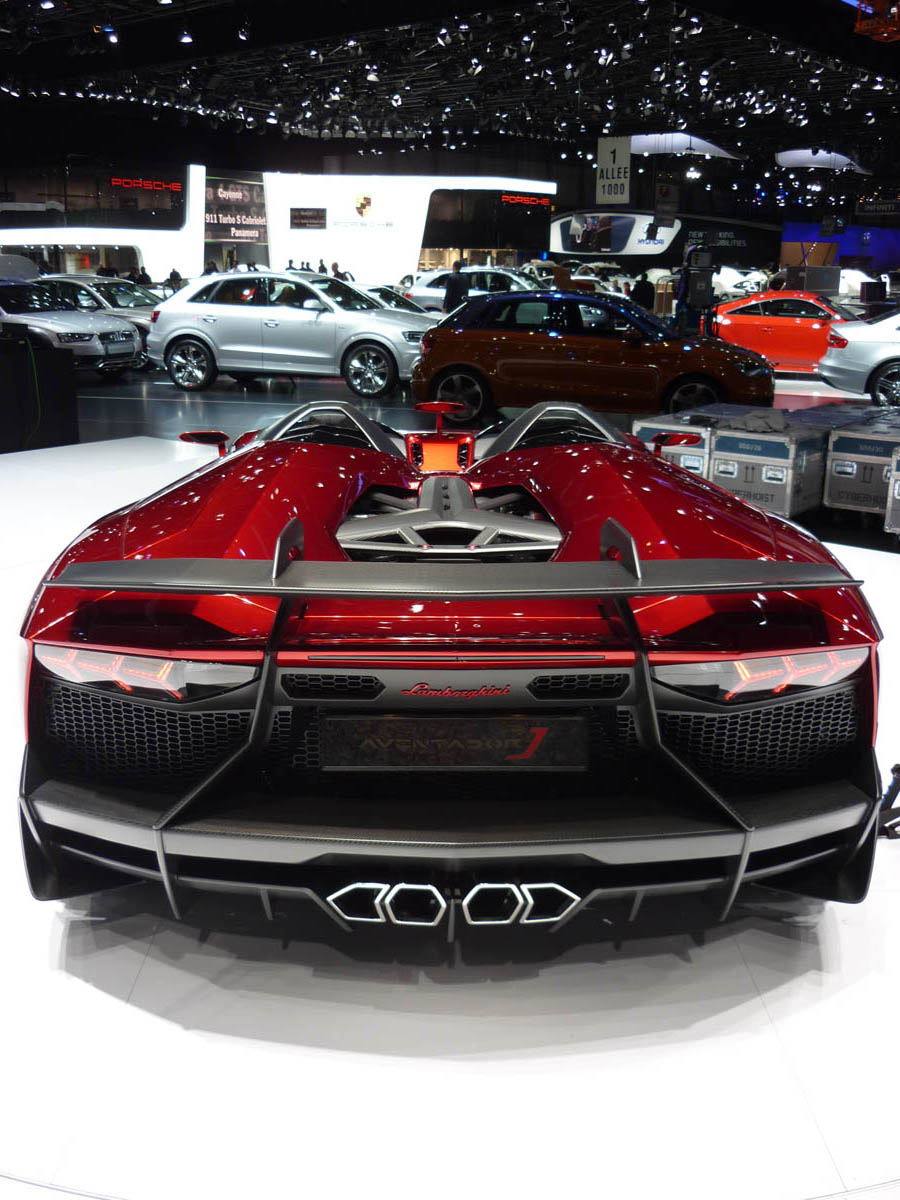 Lamborghini Aventador J rear
