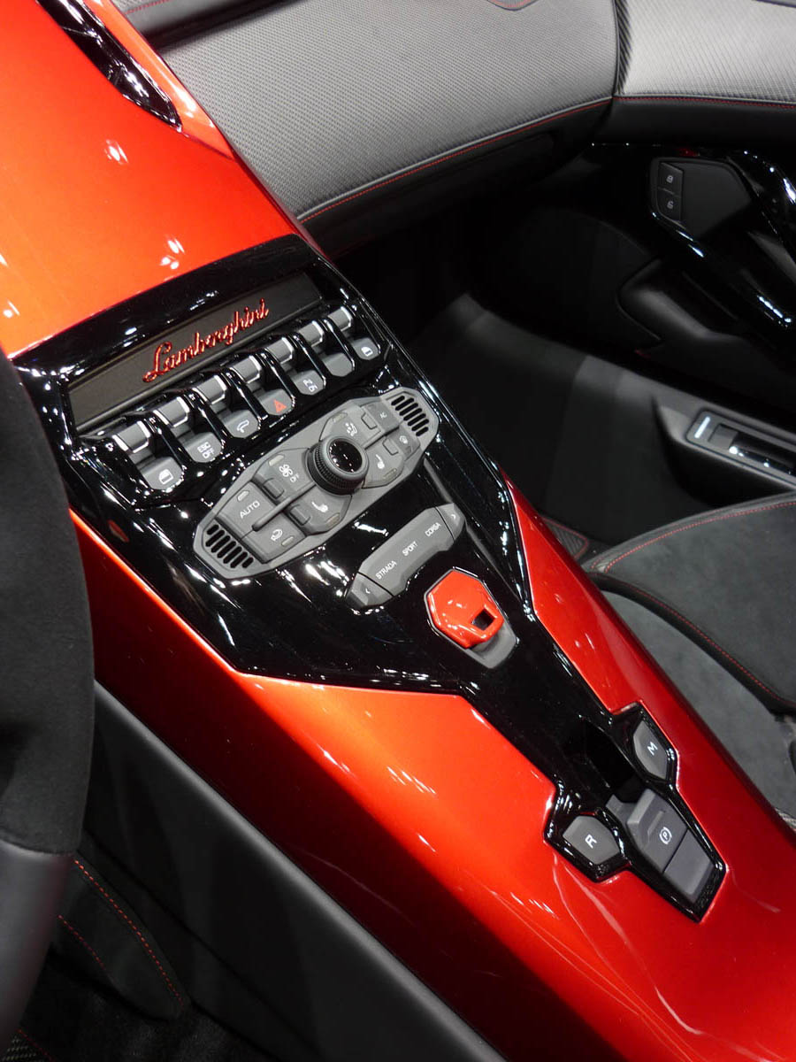 Lamborghini Aventador J dashboard