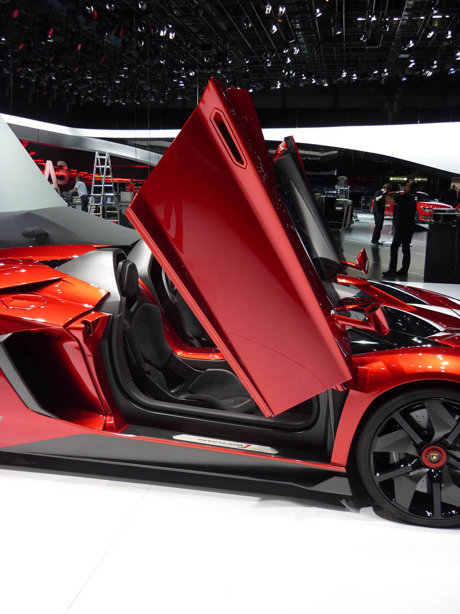 Lamborghini Aventador J door open