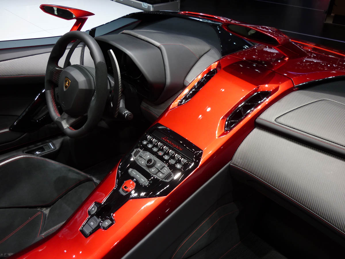 Lamborghini Aventador J interior