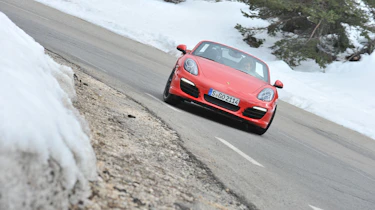 Porsche Boxster S cornering