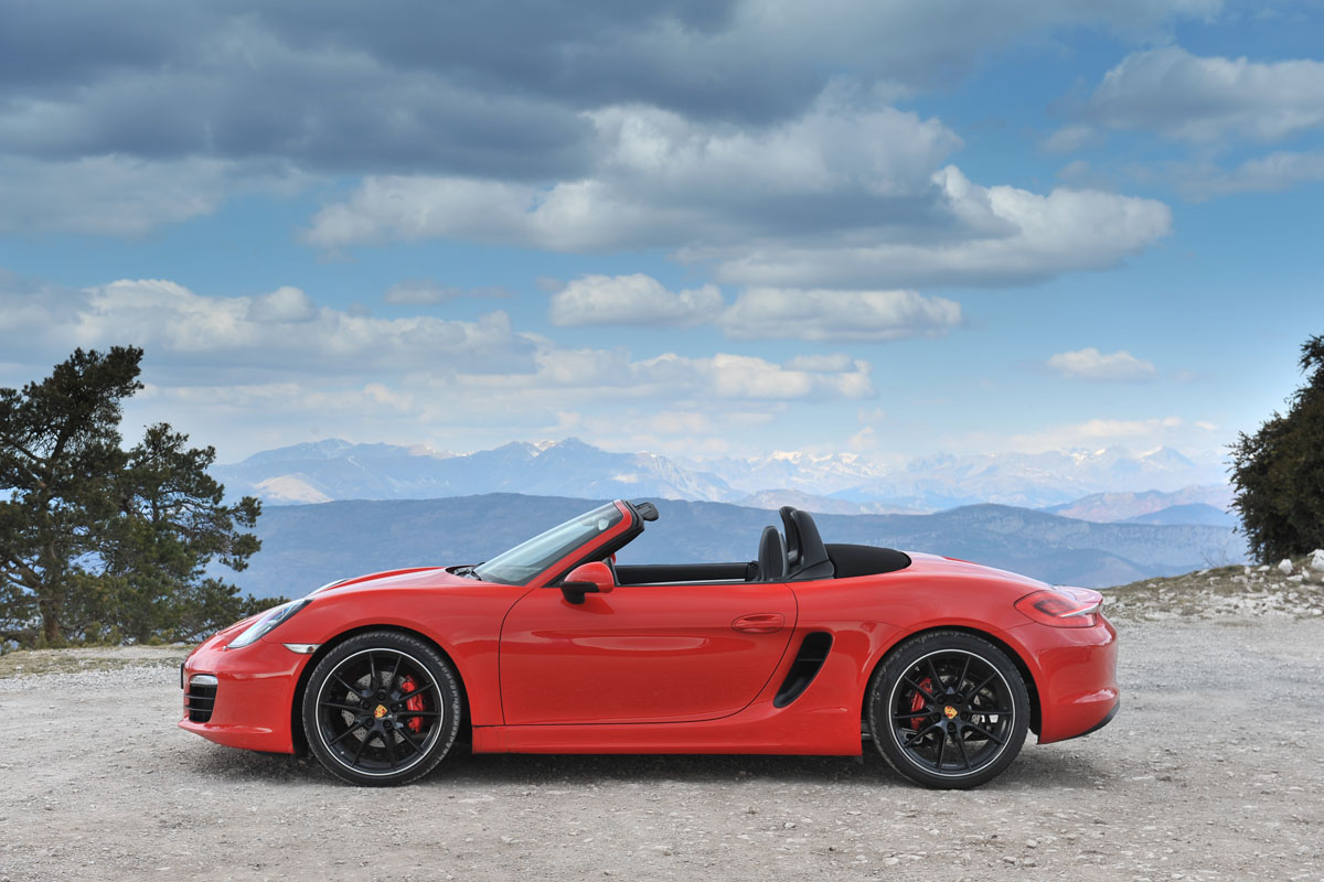 Porsche Boxster S side profile