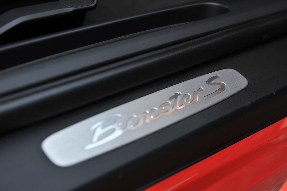 Porsche Boxster S kick plates