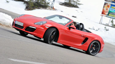 Porsche Boxster S cornering