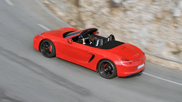 Porsche Boxster rear cornering shot