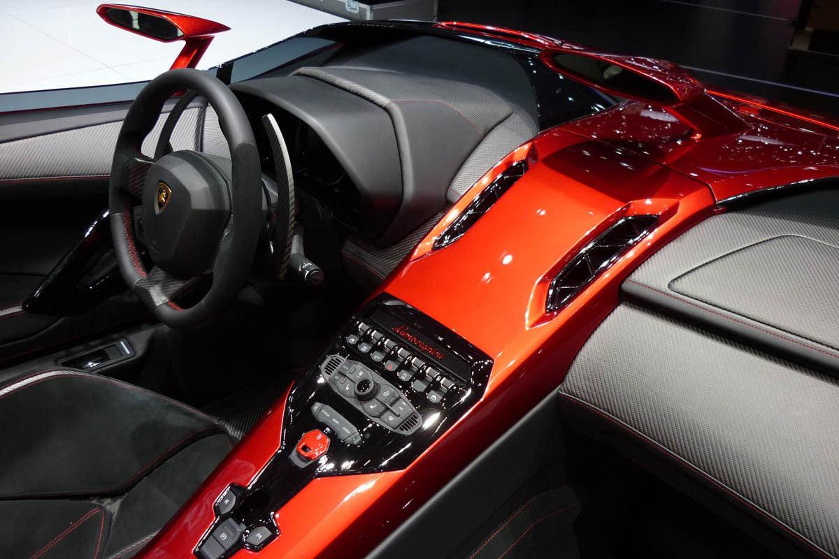 Lamborghini Aventador J dashboard