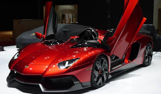 Lamborghini Aventador J doors up