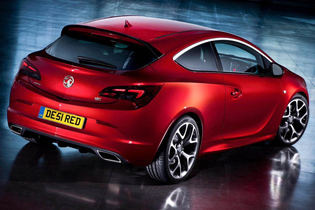 2012 Vauxhall Astra VXR rear