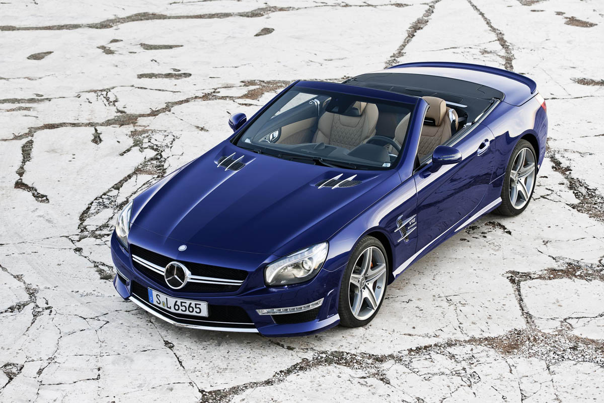 2012 Mercedes-Benz SL65 AMG roof down