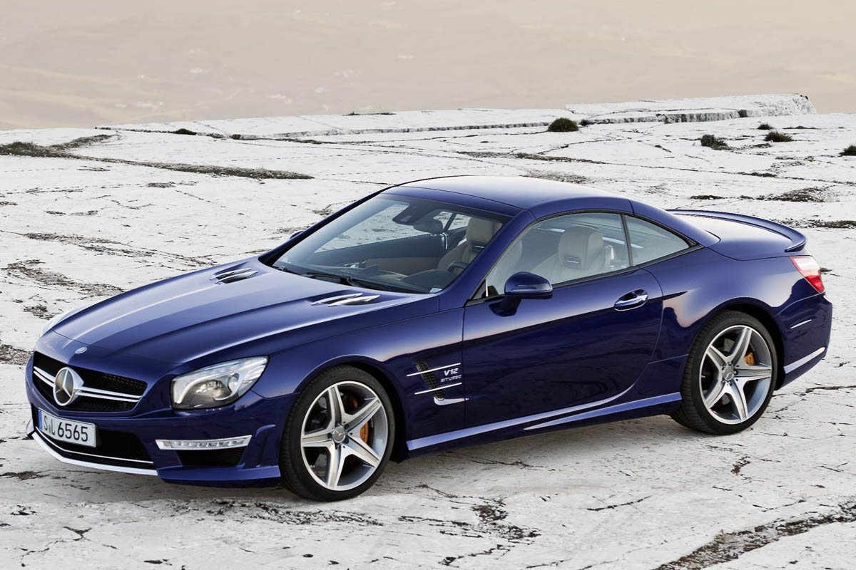 2012 Mercedes-Benz SL65 AMG roof up