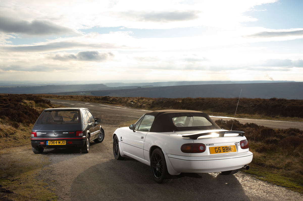 evo issue 169 Peugeot 205 GTI Mazda MX-5