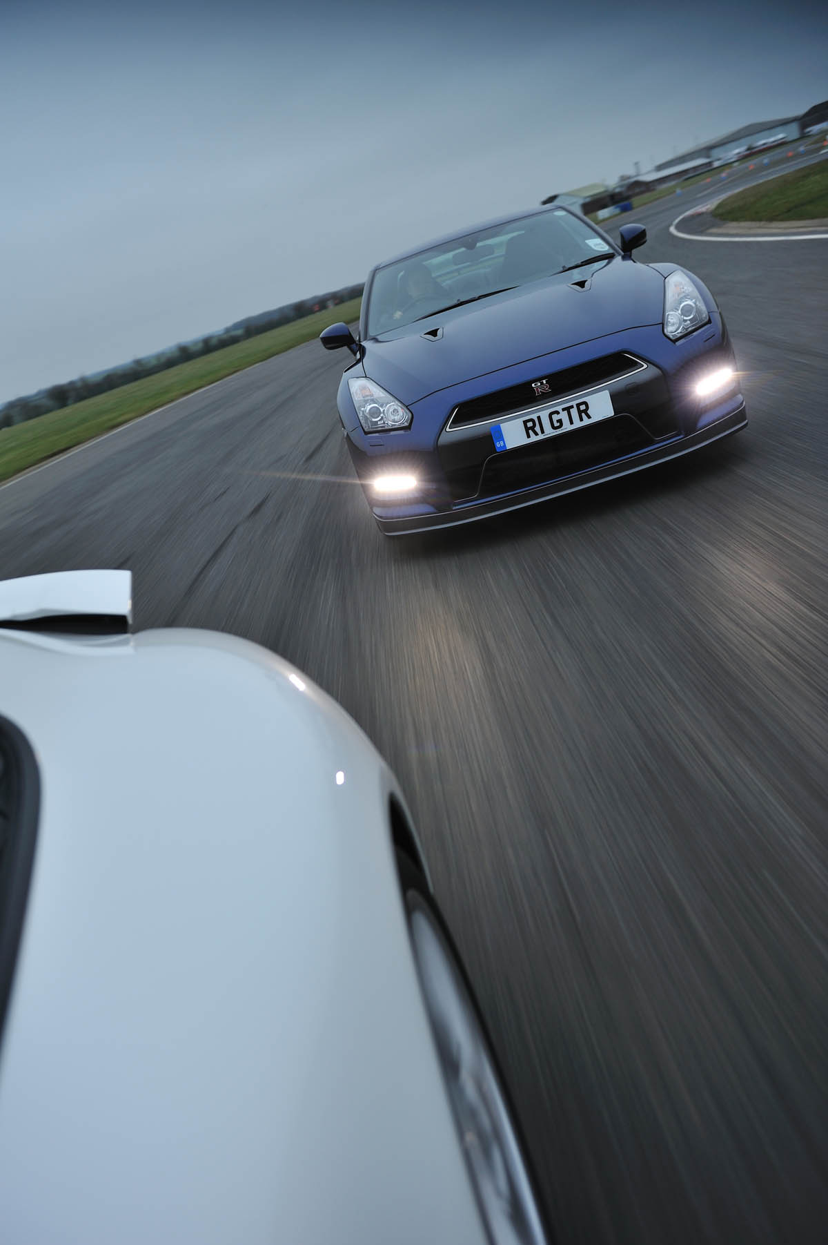 Tiff Needell track battle Porsche 911 Carrera S v Nissan GT-R
