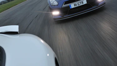 Tiff Needell track battle Porsche 911 Carrera S v Nissan GT-R