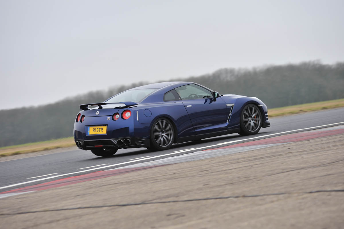 2012 Nissan GT-R on track