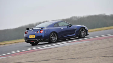 2012 Nissan GT-R on track