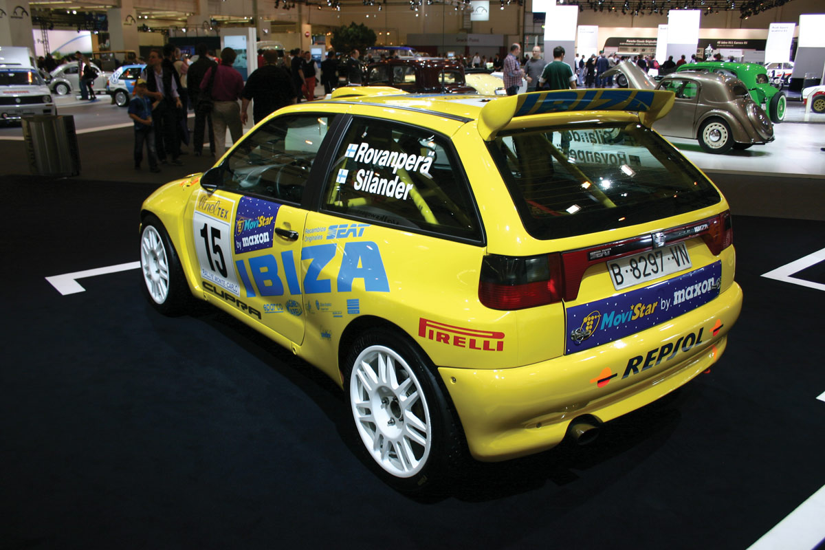 Ibiza WRC rally car