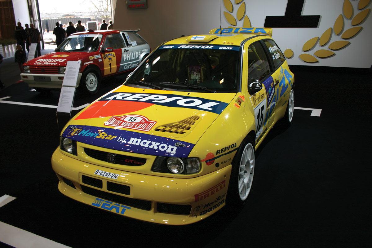 Ibiza WRC rally car