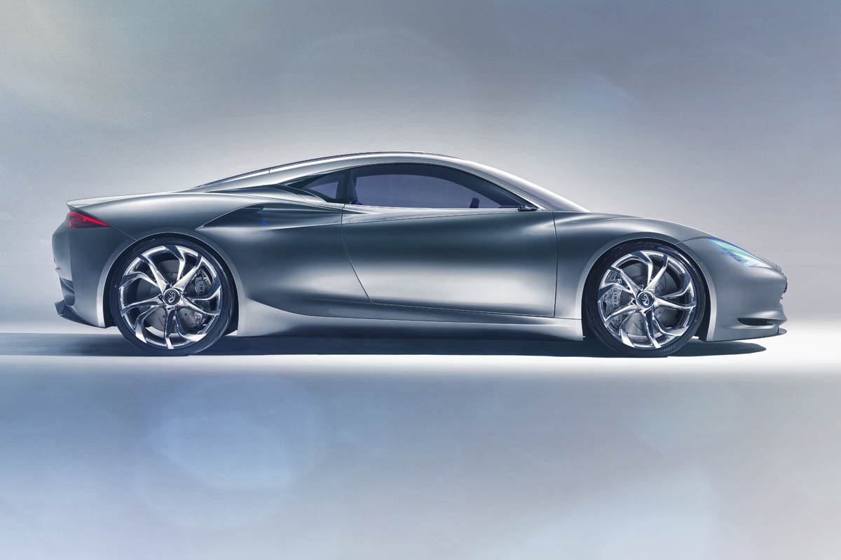 Infiniti Emerg-e concept car side profile