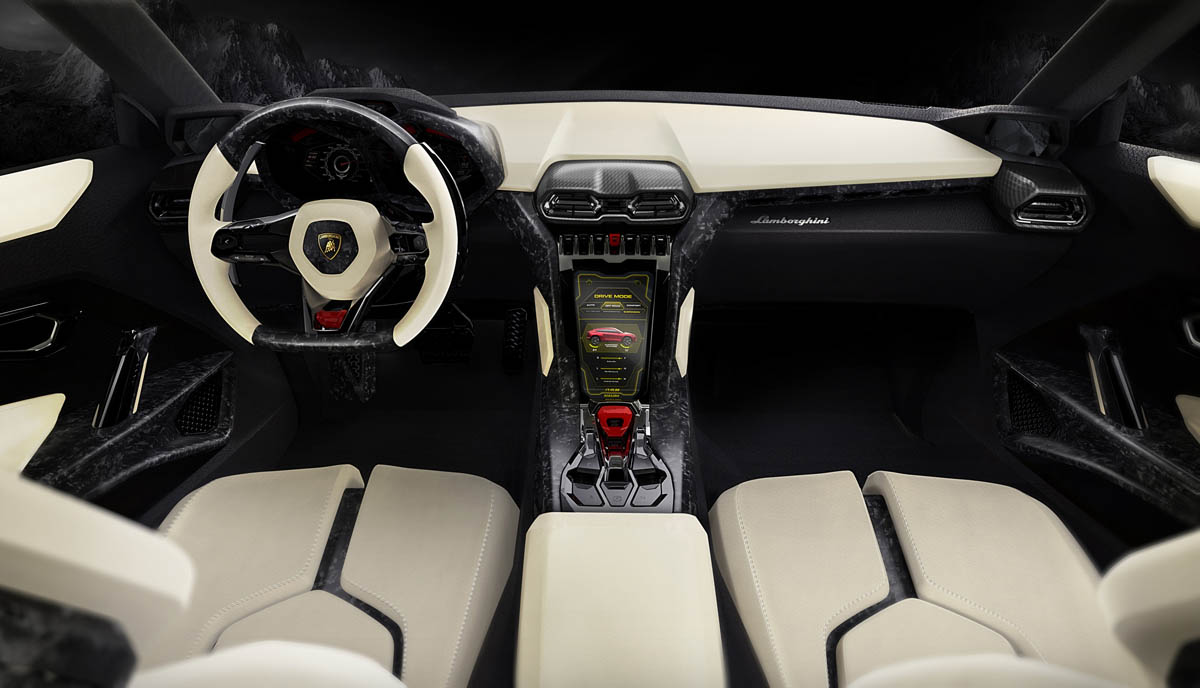 Lamborghini Urus SUV interior