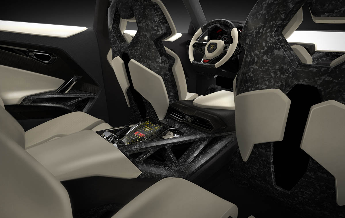 Lamborghini Urus SUV interior