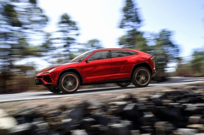 Lamborghini Urus SUV driving