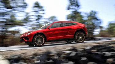 Lamborghini Urus SUV driving