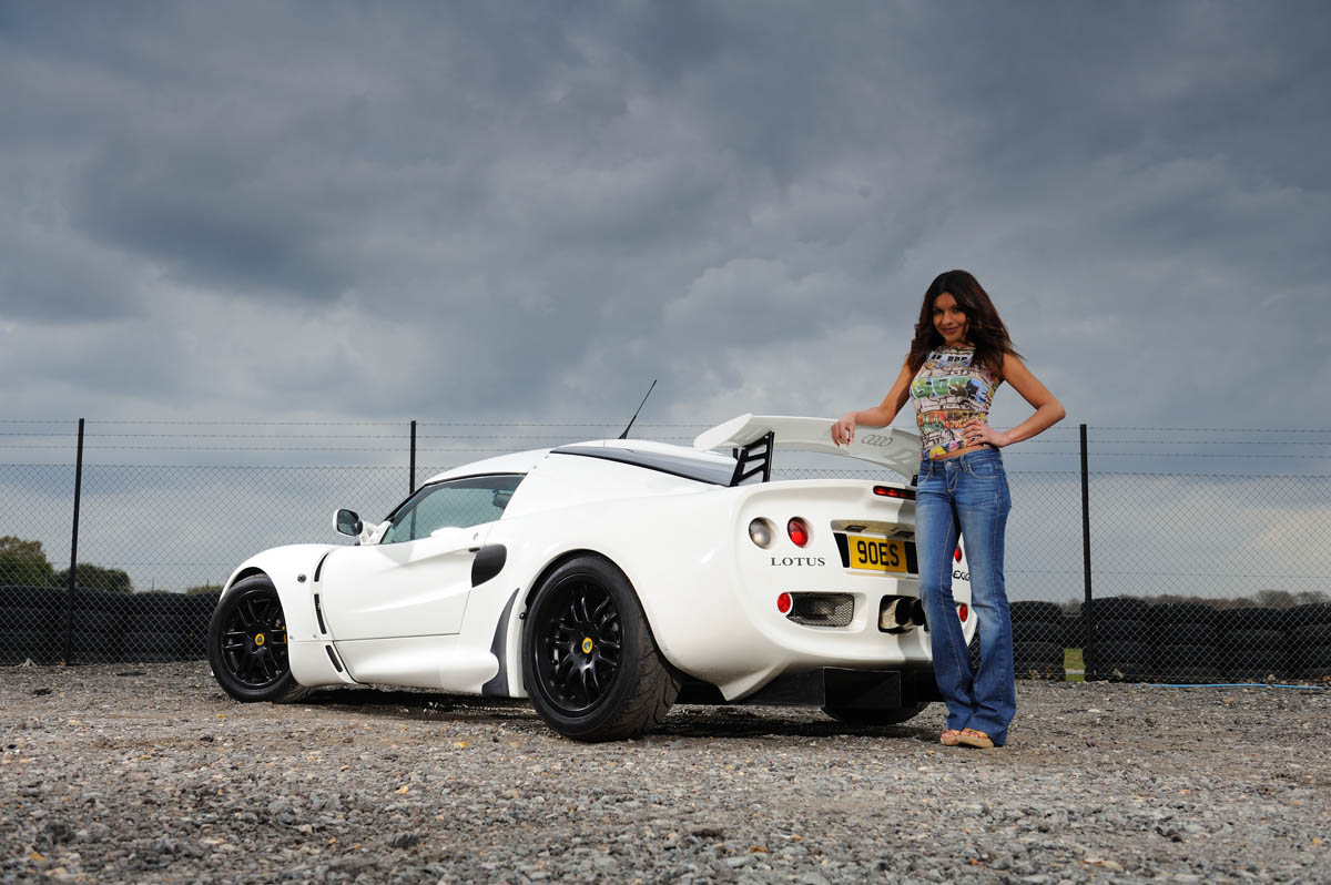 evo me and my car: Sona Lewis and her Exige