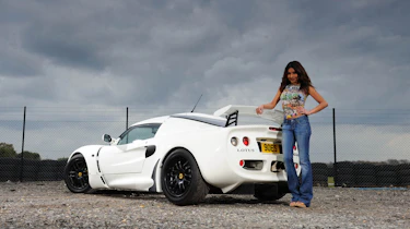 evo me and my car: Sona Lewis and her Exige