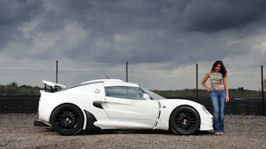 evo me and my car: Sona Lewis and her Exige