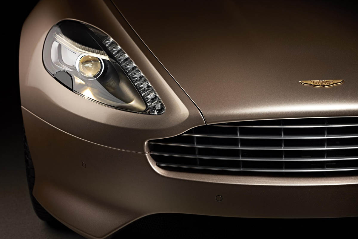 Aston Martin Dragon 88 grille gold badge