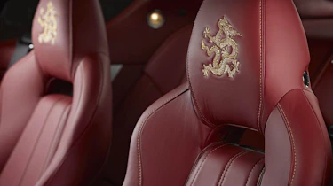 Aston Martin Dragon 88 headrest embroidery