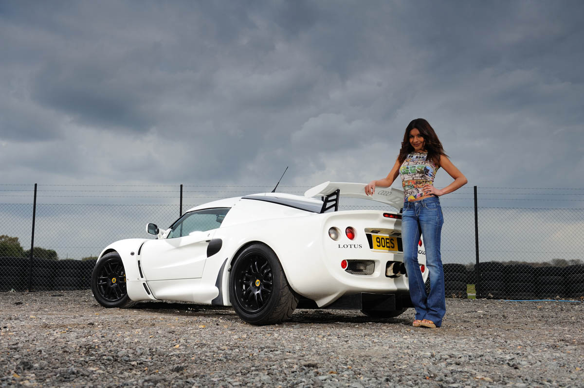 evo me and my car: Sona Lewis and her Exige