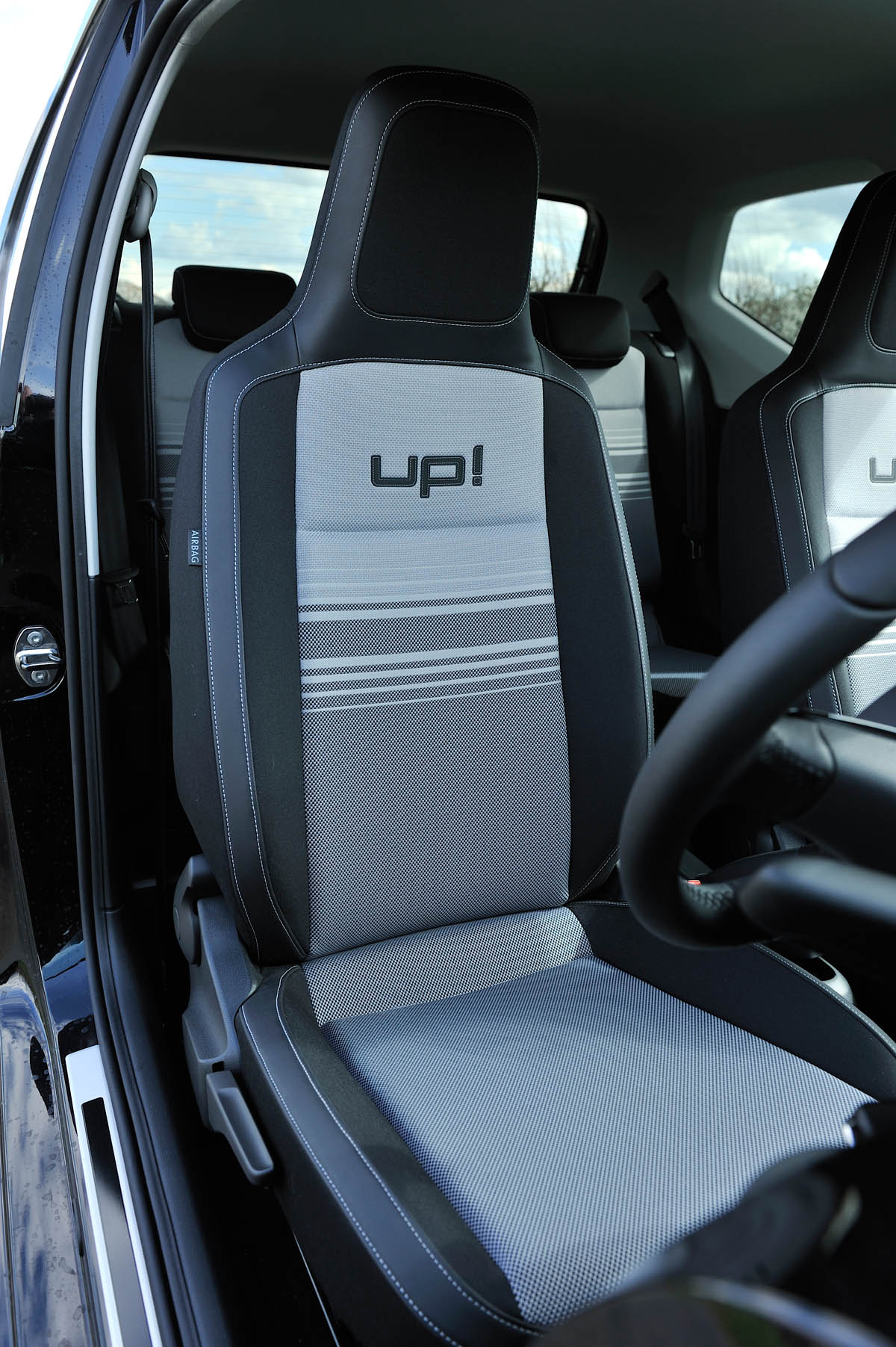 Driven: Volkswagen Up Black sports seat