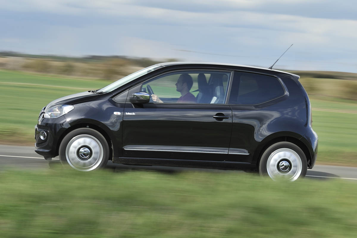 Driven: Volkswagen Up Black side profile